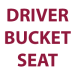Driver Bucket with map pockets (Air Bag Compatible) - NO DVD Screen provisions.