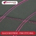 Getaway Neoprene Black with Pink Stitching
