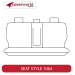 Rear Row Seat Covers - Made to Order - Jacquard