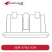 Rear Row Seat Covers - Made to Order - Neoprene