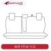 Rear Row Seat Covers - Made to Order - Jacquard