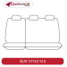 2nd Row Seat Covers - Made to Order - Neoprene