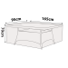 Outdoor Rectangle Table Cover - 165cm Length