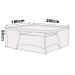 Outdoor Rectangle Table Cover - 280cm Length