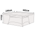 Outdoor Rectangle Table Cover - 365cm Length