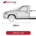 Cab Only Cover for Single Cab Ute (UTE-1CAB-GRY)