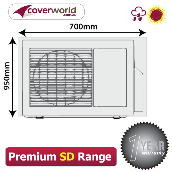Aircon Unit Cover 70cm Length x 95cm High