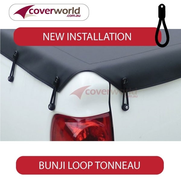 Triton Single Cab Ute, Bunji Style Tonneau Cover to suit Genuine Headboard 