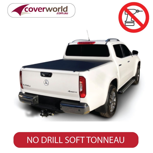 no drill tonneau cover mercedes xclass ute