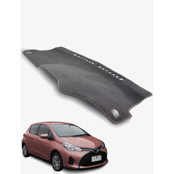 TOYOTA Yaris NCP130R (2014 Model) All 5 Door Hatchback Models Dash Mats in Charcoal