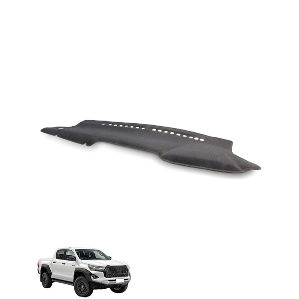 Toyota Hilux GUN126R Rugged X & Rogue Models Dash Mat in Charcoal