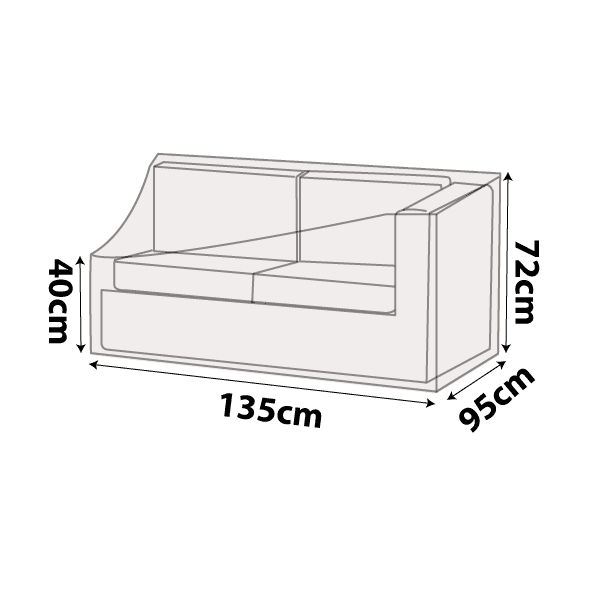 premium outdoor uv & rain storage furniture cover for sectional lshape sofas - buy online coverworld australia