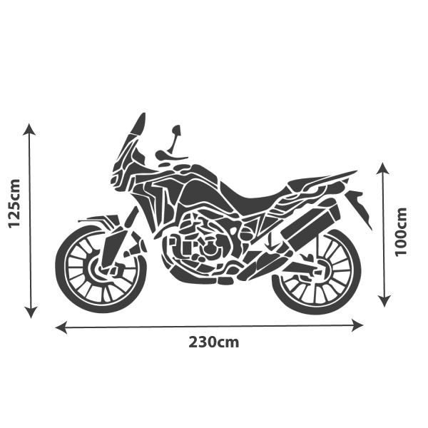 PREMIUM OUTDOOR MOTORBIKE COVER – MEDIUM