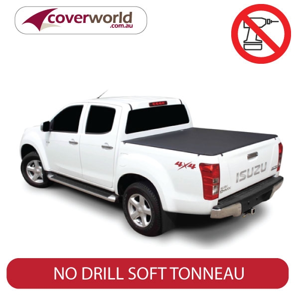 D-Max Crew Cab Tonneau Cover - No Drilling