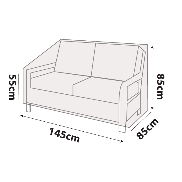 premium outdoor uv & rain storage furniture cover for sofa / love seats - buy online coverworld australia