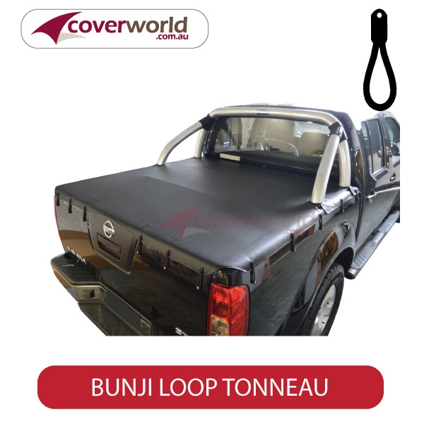 nissan navara d40 st dual cab -  soft tonneau cover - bunji - new installation