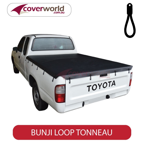 toyota hilux extra cab -  soft tonneau cover - bunji - new installation