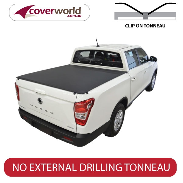 ssangyong musso clip on tonneau cover
