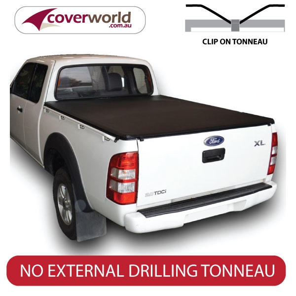 ford ranger tonneau cover super cab- clip on