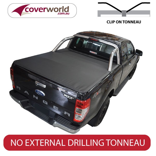 ford ranger tonneau cover super cab - clip on