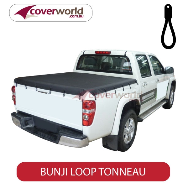 holden rodeo and colorado - ra and rc series crew cab  -  tonneau cover - bunji - new installation