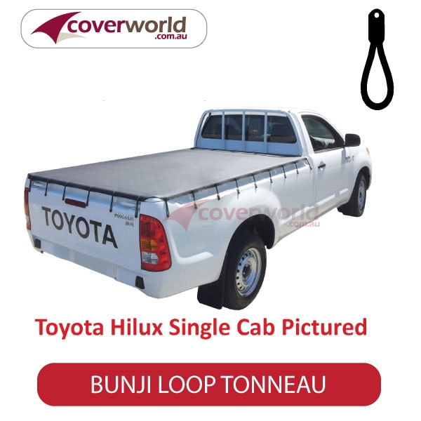 holden rodeo and colorado single cab  -  tonneau cover - bunji - new installation