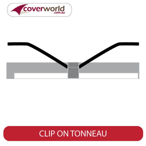 ldv t60 luxe - soft tonneau cover - clip on cover