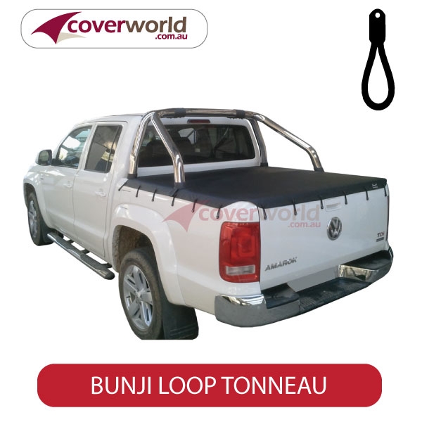 vw amarok - dual cab - soft tonneau cover - bunji - new installation