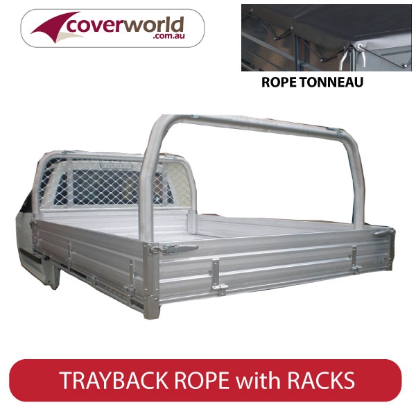 rope tonneau with racks