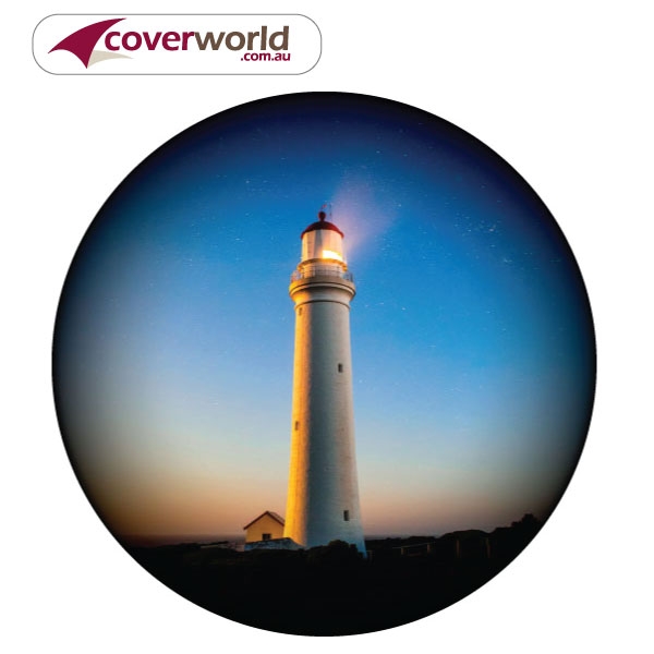Tyre Cover Lighthouse evening Stars