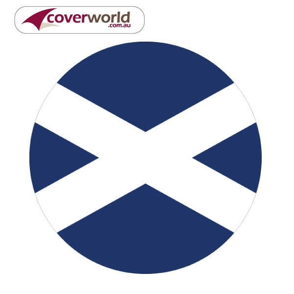 Printed Spare Tyre - Wheel Cover - St Andrews Cross