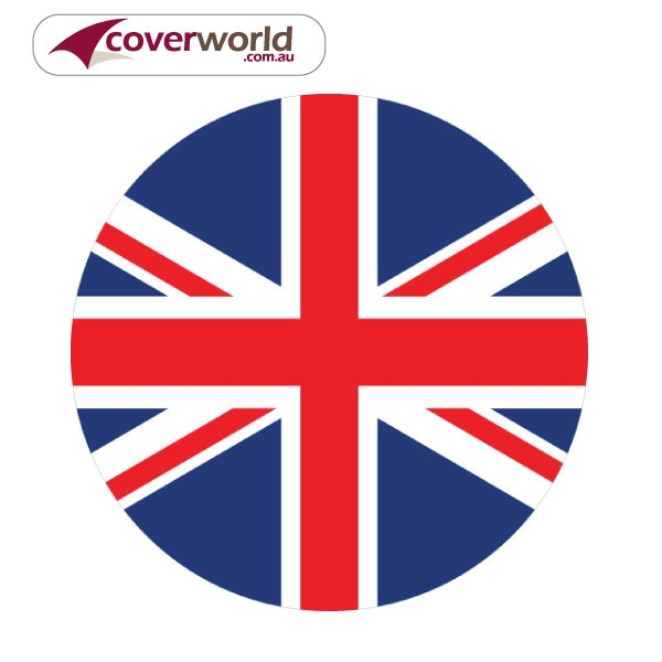 Printed Spare Tyre - Wheel Cover - UK Flag