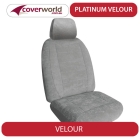 seat covers velour  toyota hilux sr5 dual cab - oct 1997 to feb 2005