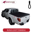 mitsubishi triton dual cab -  soft tonneau cover - bunji - new installation