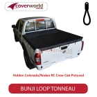 nissan navara d22 dx - 4wd dual cab -  soft tonneau cover - bunji - new installation