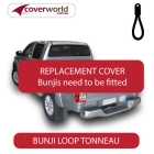 toyota hilux dual cab -  soft tonneau cover - replacement bunji
