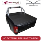 nissan navara np300 - d23 king cab -  soft tonneau cover - clip on