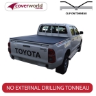 Toyota Hilux Dual Cab Tonneau Cover Cover - Clip On