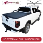 Ford Ranger Next Gen Super Cab - Soft Tonneau Cover for Genuine Sports Bars - Genuine No Drill Tonno Cover