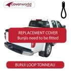 holden rodeo - ra and rc series crew cab  -  tonneau cover - replacement bunji