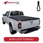 holden rodeo and colorado space cab  -  tonneau cover - bunji - new installation