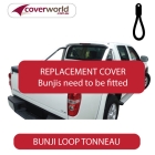 isuzu d-max  crew cab -  soft tonneau cover - replacement bunji
