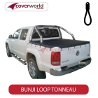 vw amarok - dual cab -  soft tonneau cover - bunji - new installation