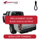 mazda bt50 - dual cab -  soft tonneau cover - replacement bunji