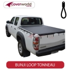 mazda bt50 - dual cab -  soft tonneau cover - bunji - new installation
