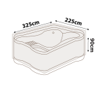 Rectangle Spa Cover - 325cm Length  Sauna