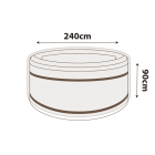 Round Spa Cover - 240cm Diameter