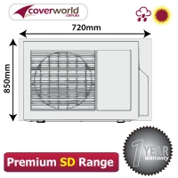 Aircon Unit Cover 72cm Length x 85cm High