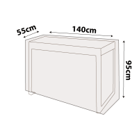 Rectangle Bar Table Cover - 140cm