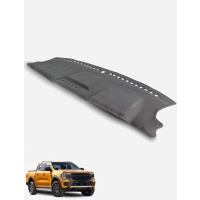 Ford Ranger PY Wildtrak/Raptor models WITHOUT centre speaker & WITH front glovebox Dash Mat in Black